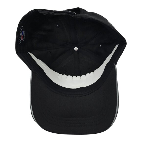 Hubbell Power Systems Strapback Cap Trucker Baseball Embroidered Patch Hat Black - Picture 5 of 13